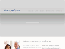 Tablet Screenshot of morgan-gaulthomes.com